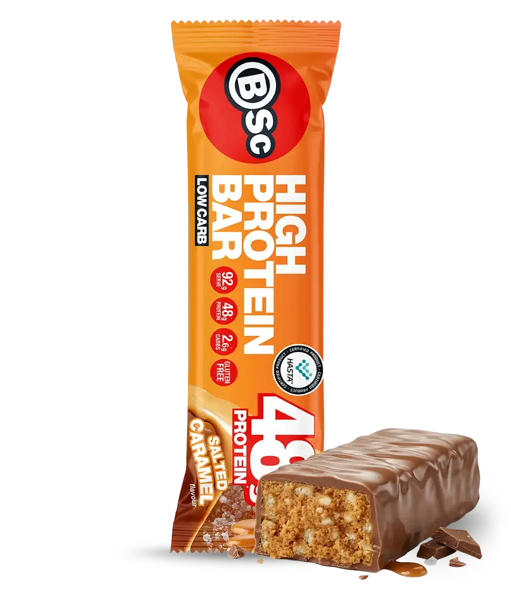 BSc High Protein Bar 12-pak 92g White Choc Raspberry 48g