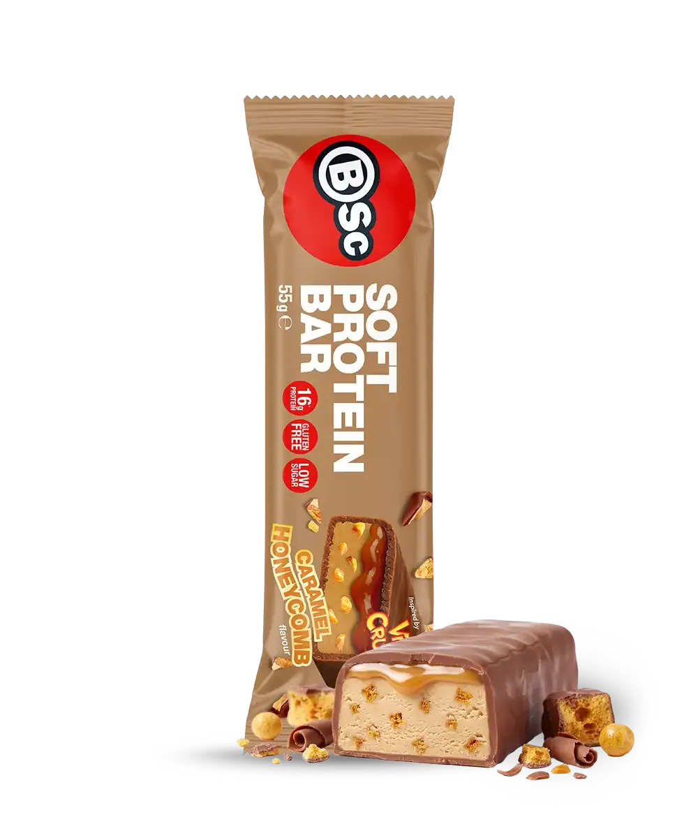 BSc Violet Crumble Soft Protein Bar proteinbar 12 stk 16g