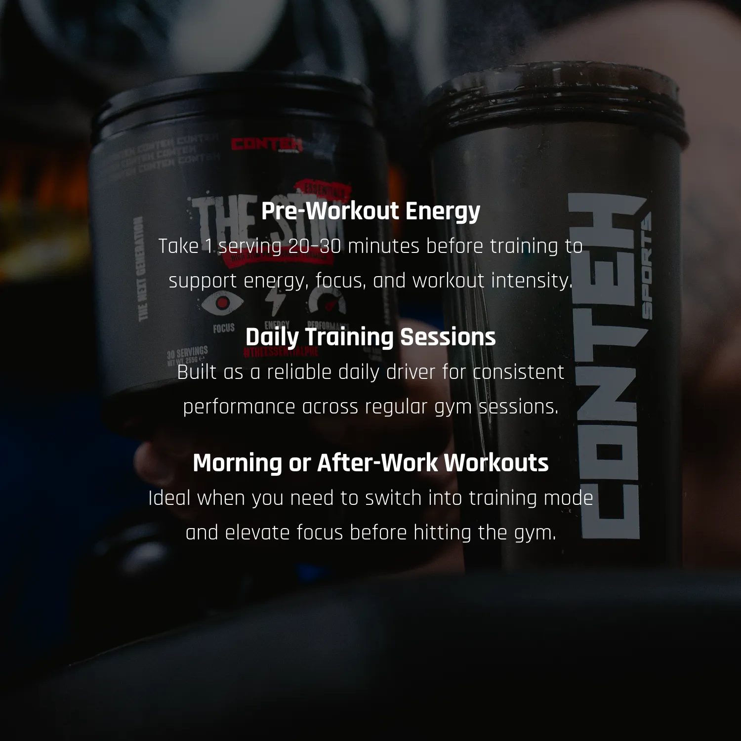 Conteh Sports The Stim pre-workout med koffein Blue Slush