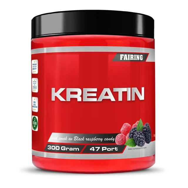 Fairing Kreatin Monohydrat pulver 300g rent kreatin