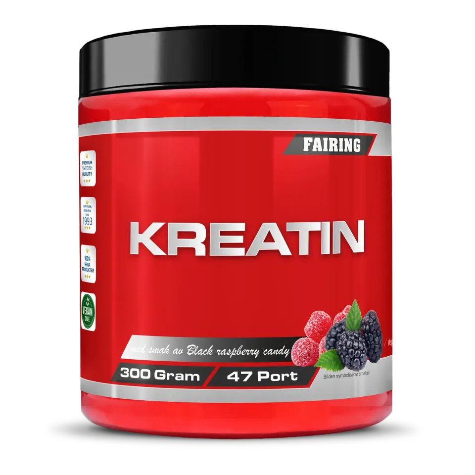 Fairing Kreatin Monohydrat pulver 300g rent kreatin