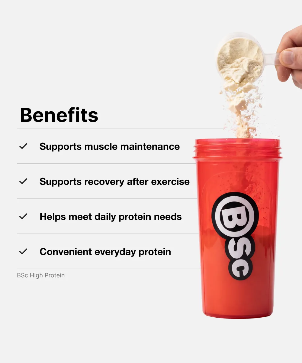 BSc High Protein Bundle proteinpulver vanilje med kreatin