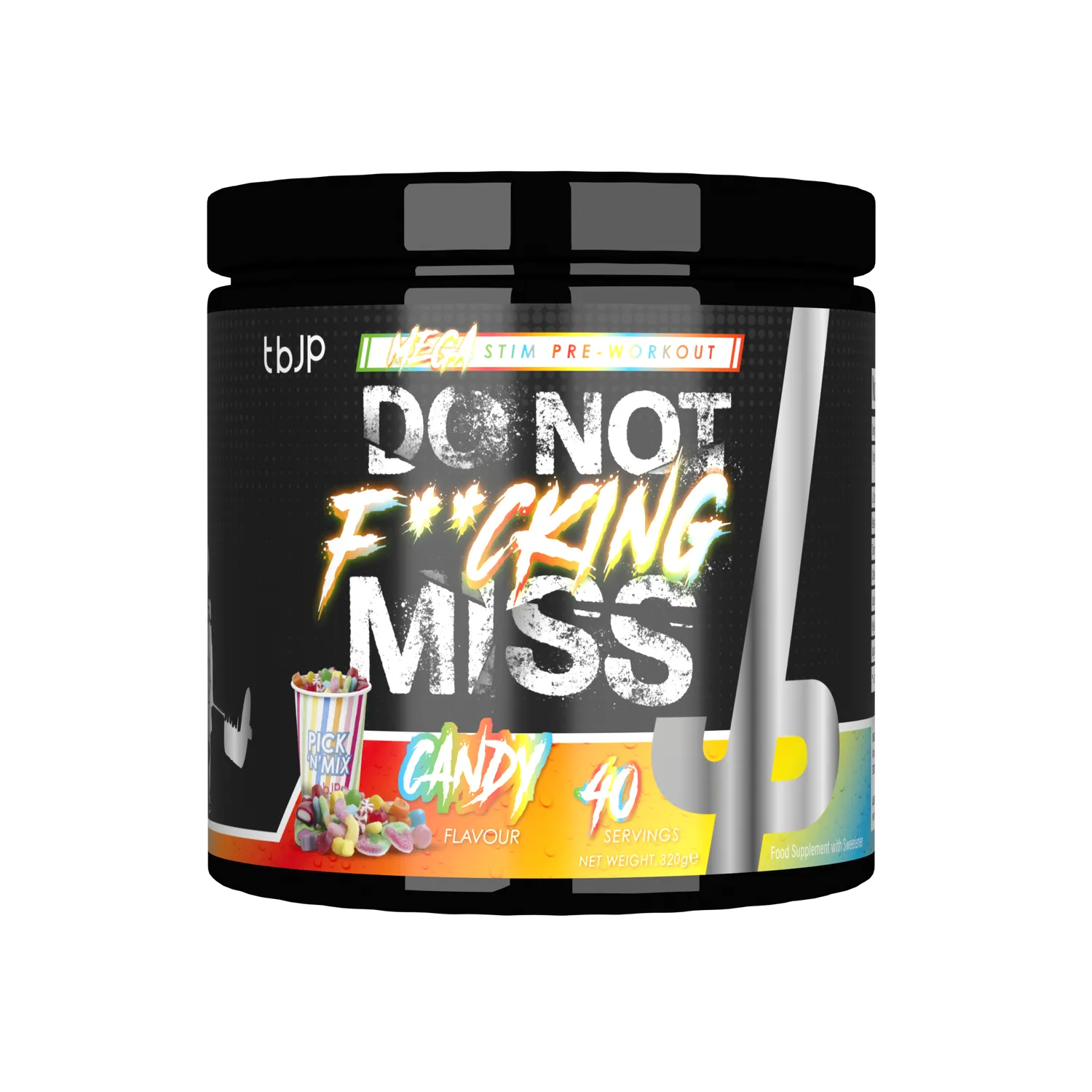 Trained by JP DNFM Ekstrem pre-workout stim 8g