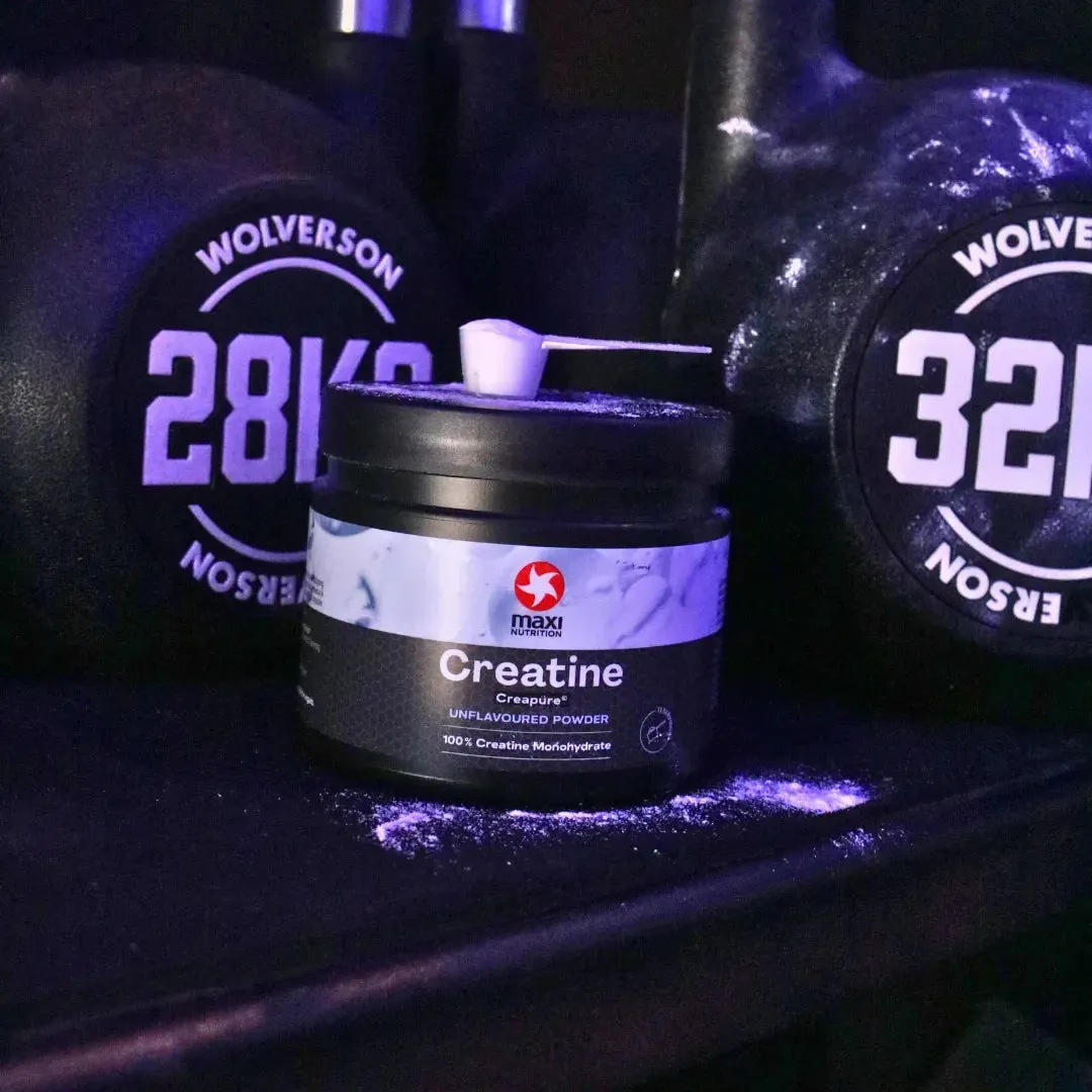 MaxiNutrition Creapure kreatin monohydrat pulver 250g styrke