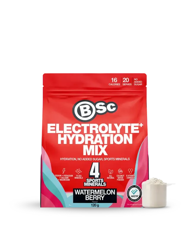 BSc Electrolyte+ Hydration Mix elektrolytpulver 120g vandmelon