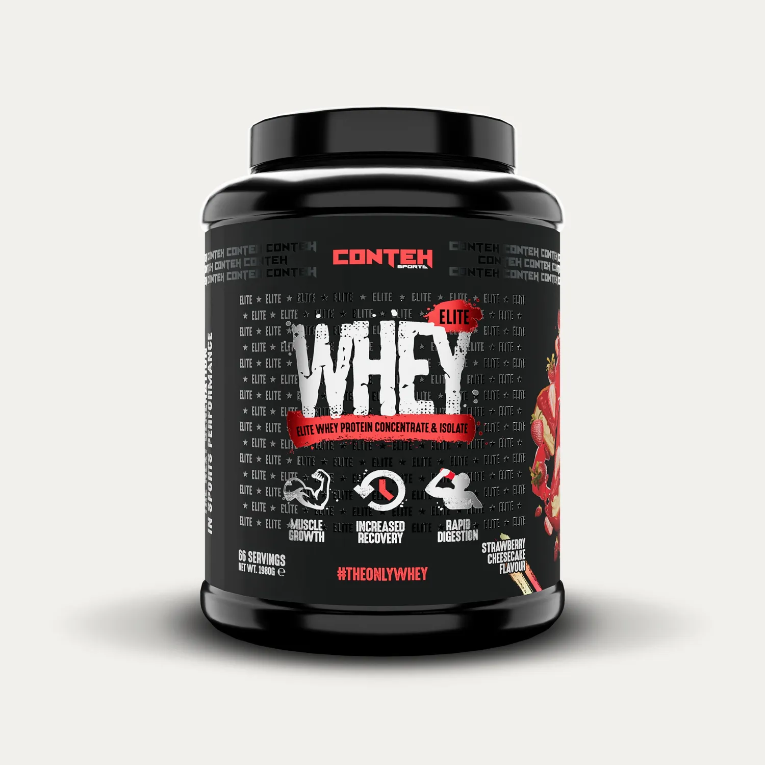 Conteh Sports Whey Elite valleprotein Caramel Biscuit 20g protein