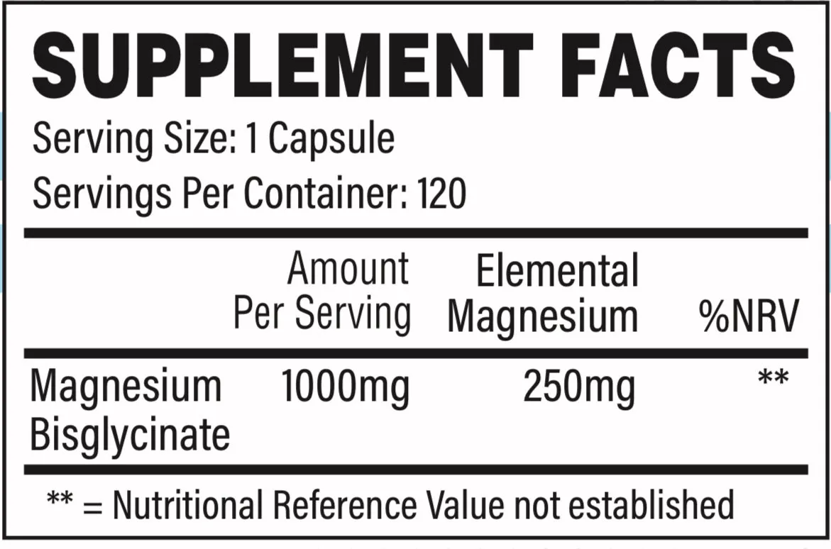 Trained by JP Magnesium kapsler 250 mg bisglycinat