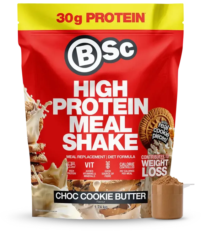 BSc High Protein Meal Shake Choc Cookie Butter 1,74 kg måltid
