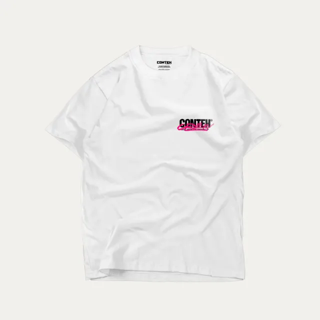 Conteh Sports Crew T-shirt hvid oversized bomuld