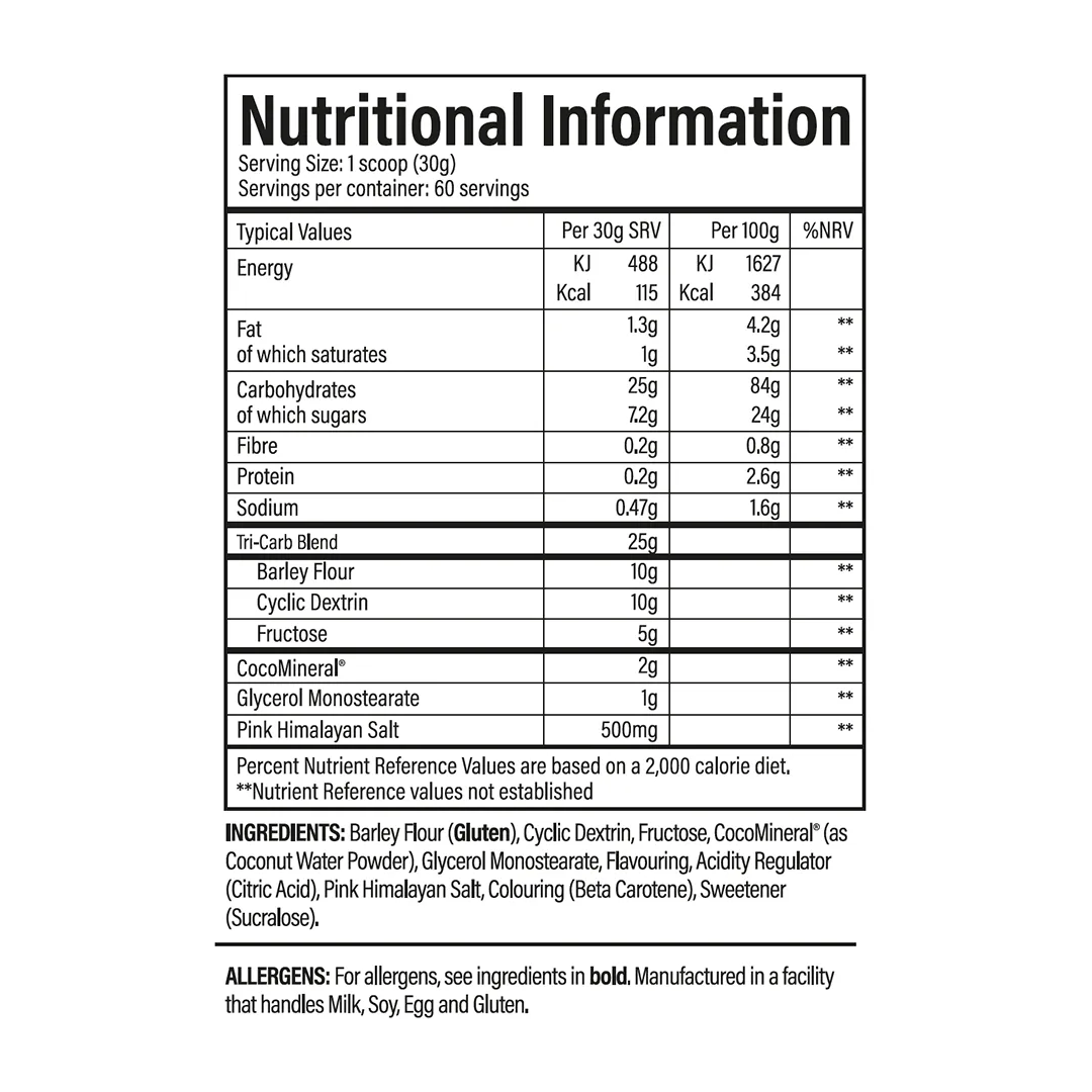 Trained by JP Sustain kulhydratpulver 1,8 kg