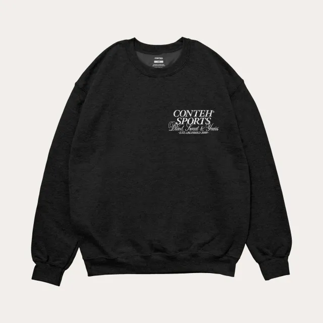 Conteh Sports Blood Sweat & Years sweatshirt oversized 500 GSM
